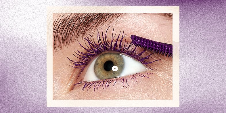 BMAG InArticleImagery Colored Mascara Telescopic Lift Washable Color Mascara   Purple